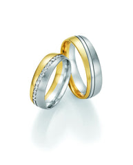 1 Pair of Wedding Rings/Marriage Rings Collection Ruesch Honeymoon Premium II