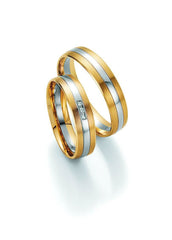 1 Pair of Wedding Rings/Marriage Rings Collection Ruesch Honeymoon Pure III