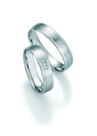1 Pair of Wedding Rings/Marriage Rings Collection Ruesch Honeymoon Pure II
