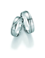 1 Pair of Wedding Rings/Marriage Rings Collection Ruesch Honeymoon Pure II