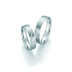 1 Pair of Wedding Rings/Marriage Rings Collection Ruesch Honeymoon Pure IV