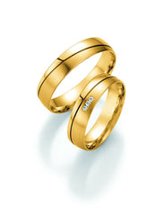 1 Pair of Wedding Rings/Marriage Rings Collection Ruesch Honeymoon Pure I