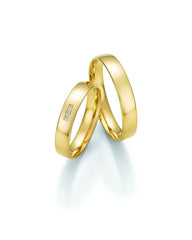 1 Pair of Wedding Rings/Marriage Rings Collection Ruesch Honeymoon Pure VI