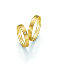 1 Pair of Wedding Rings/Marriage Rings Collection Ruesch Honeymoon Pure VI