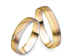 1 Paar Eheringe/Trauringe Collection Ruesch Honeymoon Pure V