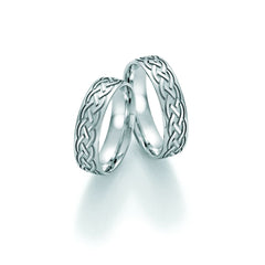 1 Pair of Wedding Rings/Marriage Rings Collection Ruesch Honeymoon Solid III