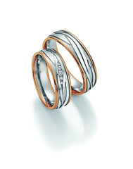 1 Paar Eheringe/Trauringe Collection Ruesch Honeymoon Solid II