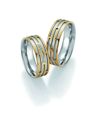 1 Paar Eheringe/Trauringe Collection Ruesch Honeymoon Solid II