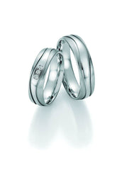 1 Paar Eheringe/Trauringe Collection Ruesch Honeymoon Solid I