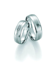 1 Pair of Wedding Rings/Marriage Rings Collection Ruesch Honeymoon Solid I