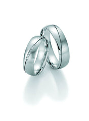 1 Pair of Wedding Rings/Marriage Rings Collection Ruesch Honeymoon Solid I