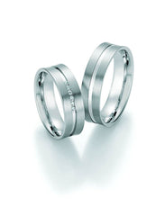 1 Pair of Wedding Rings/Marriage Rings Collection Ruesch Honeymoon Solid I