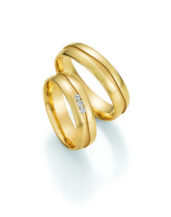 1 Paar Eheringe/Trauringe Collection Ruesch Honeymoon Solid VII