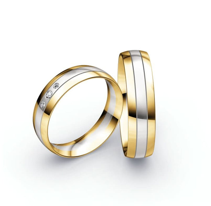 1 Paar Eheringe/Trauringe Collection Ruesch Honeymoon Solid VI - Juwelier Steiner