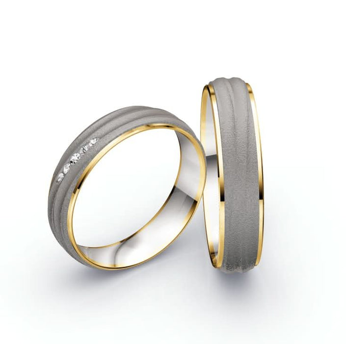 1 Paar Eheringe/Trauringe Collection Ruesch Honeymoon Solid VI - Juwelier Steiner