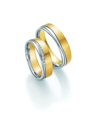 1 Paar Eheringe/Trauringe Collection Ruesch Honeymoon Solid V