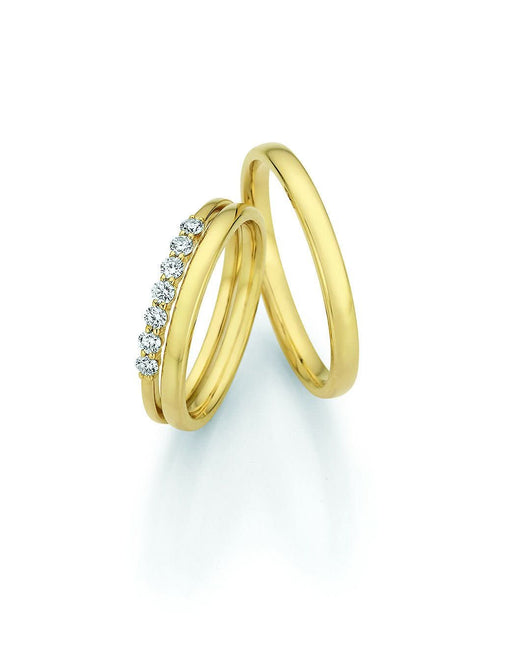 1 Paar Eheringe/Trauringe Collection Ruesch Honeymoon Solid XIV - Juwelier Steiner