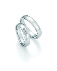 1 Paar Eheringe/Trauringe Collection Ruesch Honeymoon Solid XI