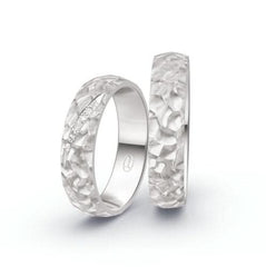 1 Pair of Wedding Rings/Marriage Rings Collection Ruesch Honeymoon Solid XV