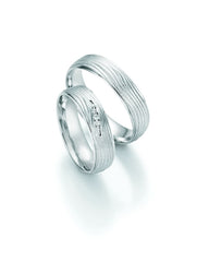 1 Paar Eheringe/Trauringe Collection Ruesch Honeymoon Solid X