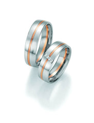 1 Pair of Wedding Rings/Marriage Rings Collection Ruesch Honeymoon Variation