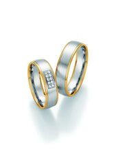 1 Pair of Wedding Rings/Marriage Rings Collection Ruesch Honeymoon Visions