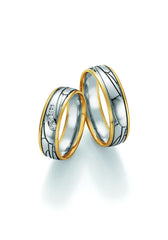1 Pair of Wedding Rings/Marriage Rings Collection Ruesch Honeymoon Visions
