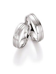 1 Pair of Wedding Rings/Marriage Rings Collection Ruesch Silver Inspiration