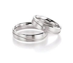 1 Pair of Wedding Rings/Marriage Rings Collection Ruesch Silver Inspiration