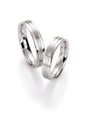 1 Pair of Wedding Rings/Marriage Rings Collection Ruesch Silver Inspiration