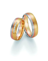 1 Pair of Wedding Rings/Marriage Rings Collection Ruesch Sunrise