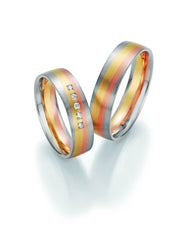 1 Pair of Wedding Rings/Marriage Rings Collection Ruesch Sunrise