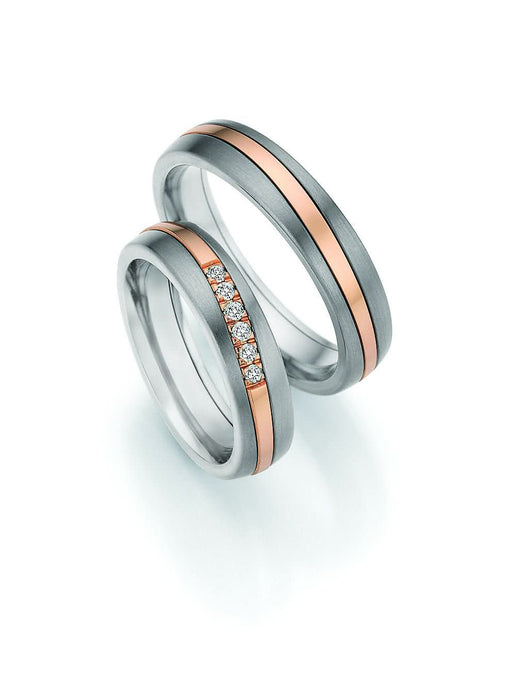 1 Paar Eheringe/Trauringe Collection Ruesch Surfing Colors - Juwelier Steiner