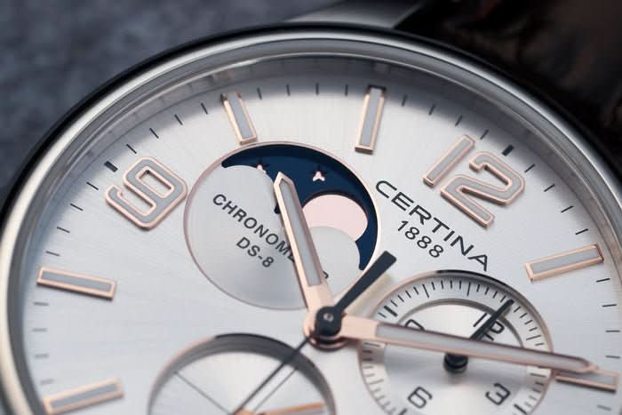 Buy Certina DS-8 Moon Phase C033.460.16.037.00 for 830.00 EUR!