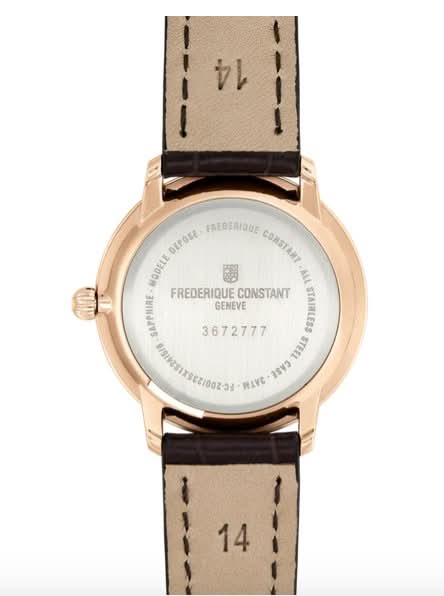FREDERIQUE CONSTANT Slimline Ladies Small Second FC-235M1S4 - Juwelier Steiner