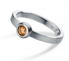 Humphrey Citrinring made of stainless steel