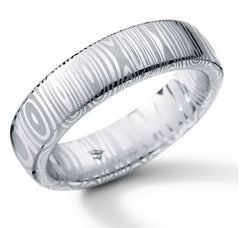 Humphrey Damast stainless steel ring 6 mm