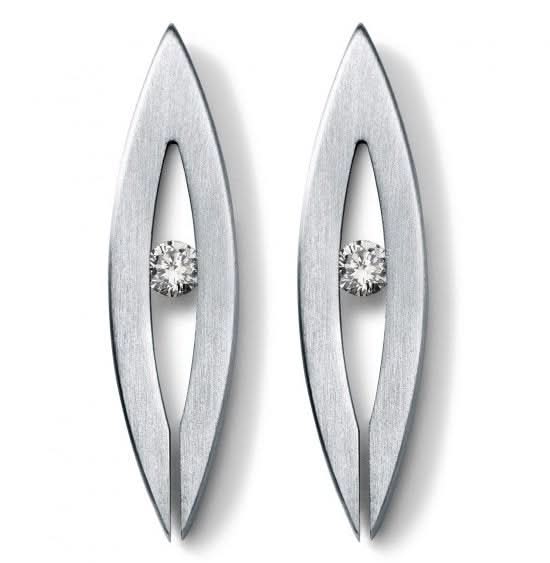 Humphrey Diamantohrstecker Navette - Juwelier Steiner