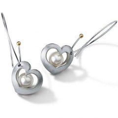 Humphrey Earrings Alpine Heart Stainless Steel
