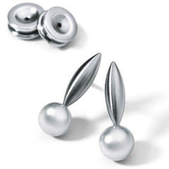 Humphrey Navette Pearl Earrings