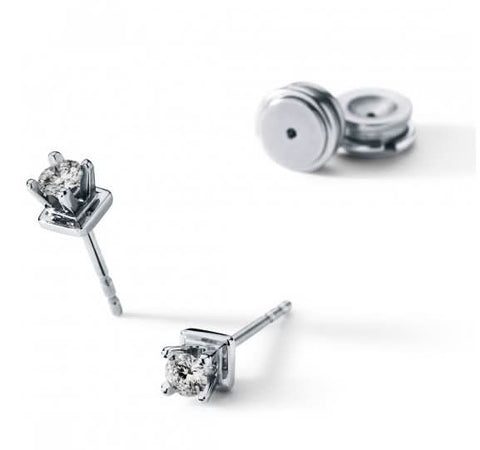 Orecchini a bottone con diamanti Humphrey