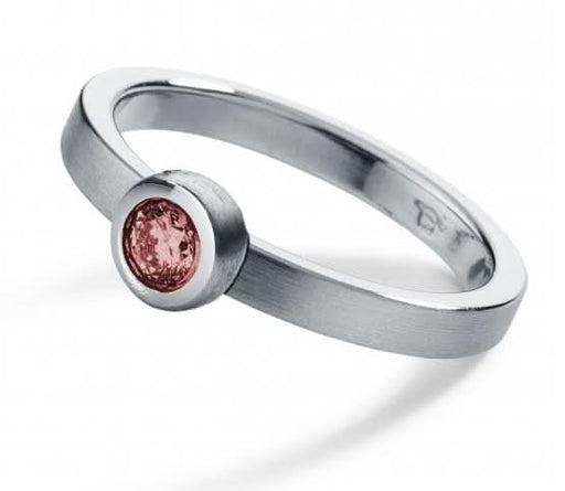 Humphrey Rhodolithring aus Edelstahl - Juwelier Steiner