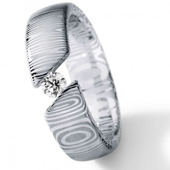 Humphrey Trauring mit Diamant - Juwelier Steiner