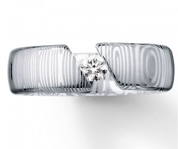 Humphrey Trauring mit Diamant - Juwelier Steiner