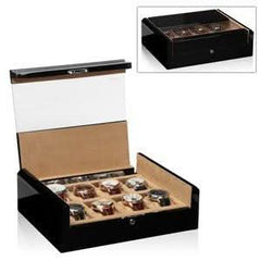 Uhrensammlerbox Boley Imperia Klavierlack