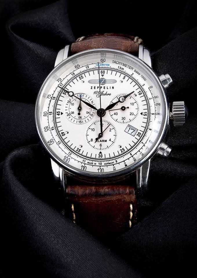 Zeppelin 100 Years Zeppelin Chronograph | Brown White (7680-1) buy