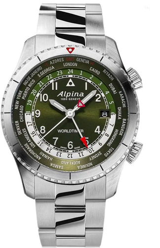 Alpina Startimer Pilot Quarz AL-255GR4S26B - Juwelier Steiner