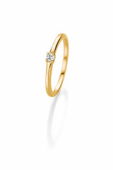 CR Marry Me Engagement Ring / Solitaire Ring Yellow Gold 585 · 0.06 ct W-SI