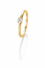 CR  Marry Me Verlobungsring /Solitaire Ring Gelbgold 585 · 0,15 ct W-SI