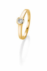 Anello di fidanzamento/anello solitario CR Marry Me Oro giallo 585 · 0,25 ct W-SI